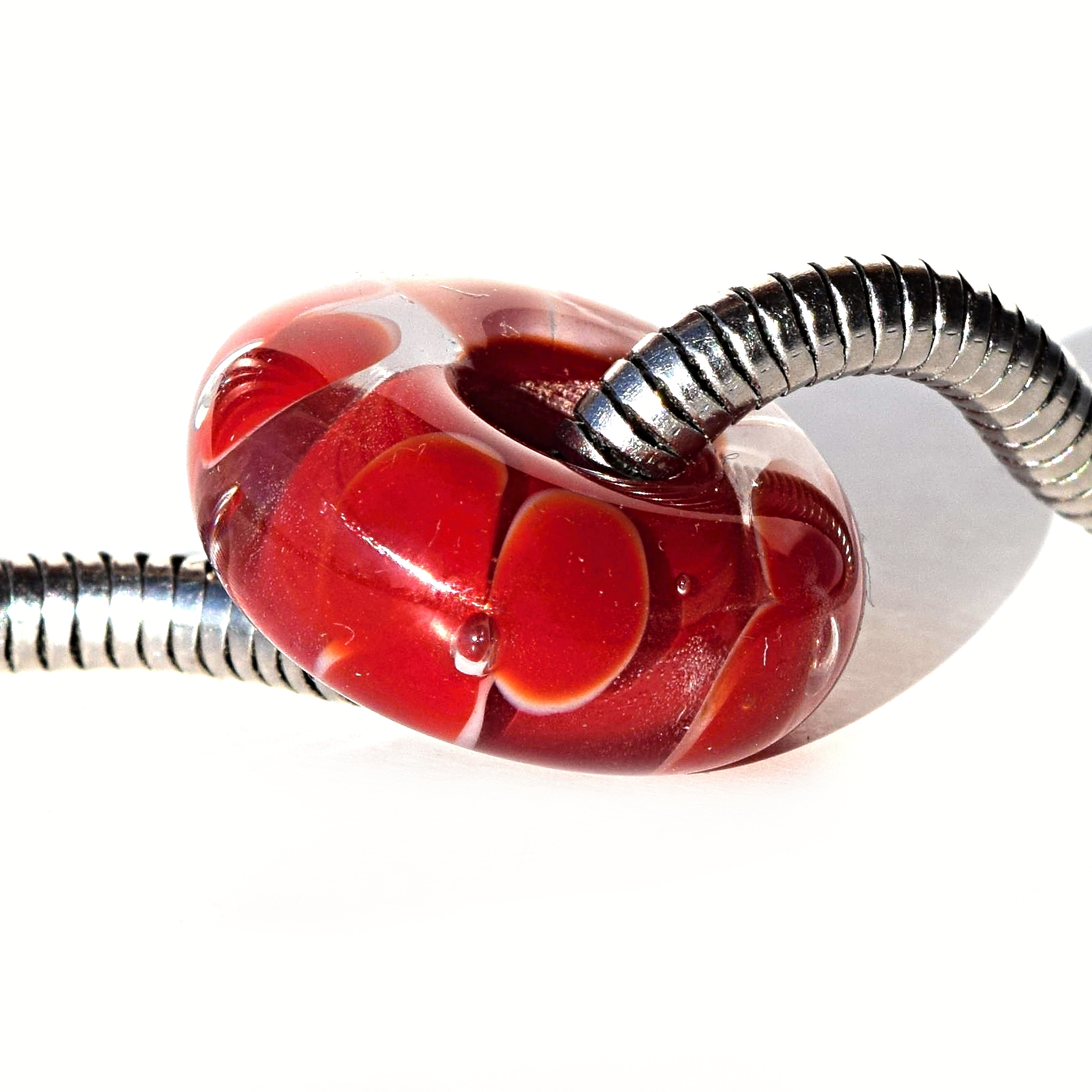 Máky - vinutá perle s velkým průvlekem - Obrázek 3