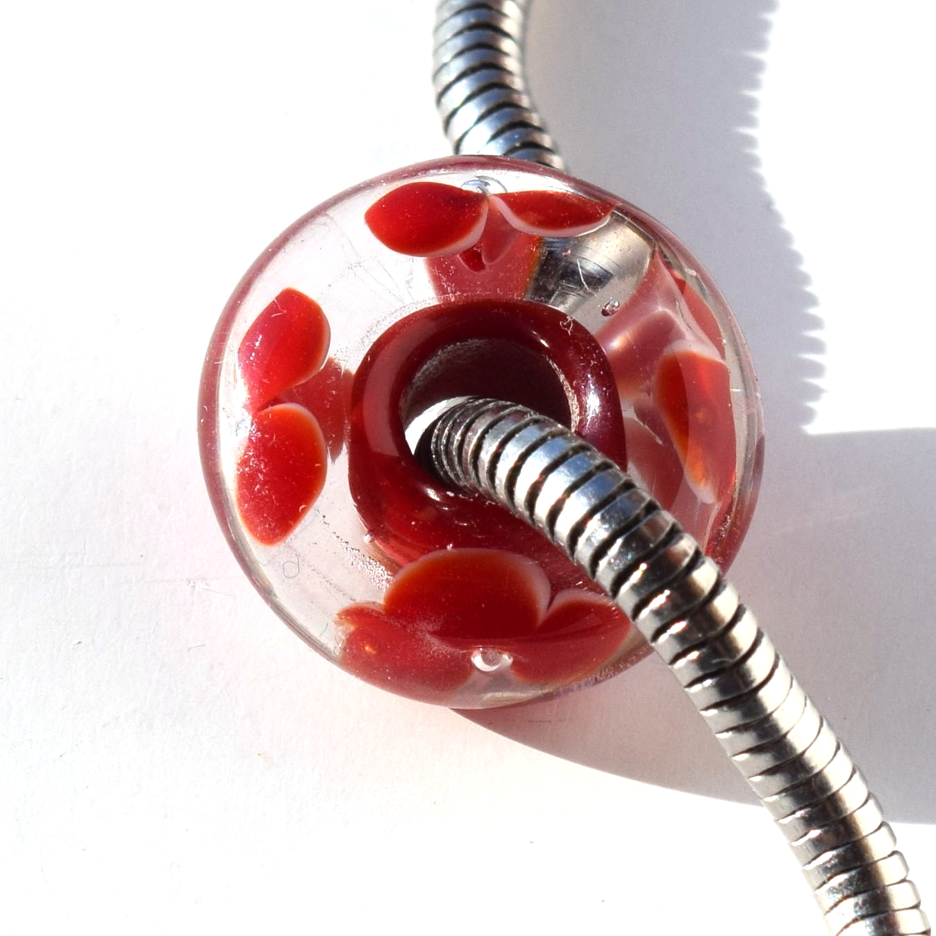 Máky - vinutá perle s velkým průvlekem - Obrázek 4