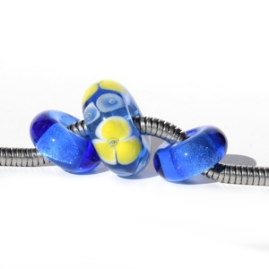 Alicia -  vinutá perle s velkým průvlekem pro náramky