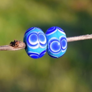 Keltský korálek s dvojitými očky - replika Štramberk - nález Šipka - Celtic beads